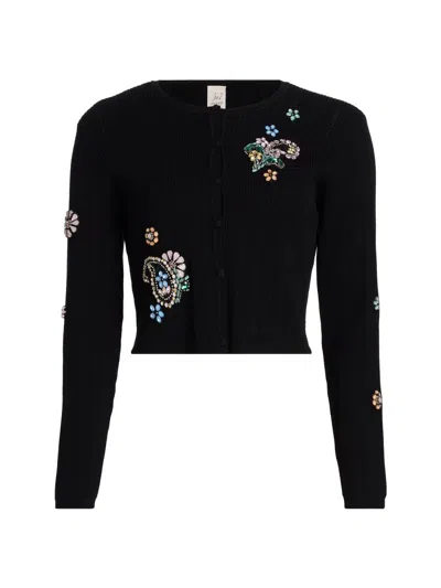 Cinq À Sept Women's Allison Embellished Cardigan In Multi