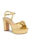 Cinq À Sept Cinq A Sept Women's Arianna Knotted Rose Sandals In Gold