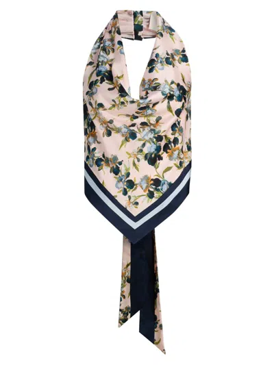 Cinq À Sept Trailing Iris Asher Top In Multi
