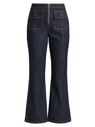 Cinq À Sept Women's Azure Crop Jeans In Purple