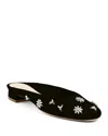 Cinq À Sept Cinq A Sept Women's Callie Embellished Mules In Black/clear