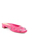 Cinq À Sept Cinq A Sept Women's Callie Embellished Mules In Lily/clear
