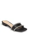 Cinq À Sept Catherine Pantoletten In Black/clear