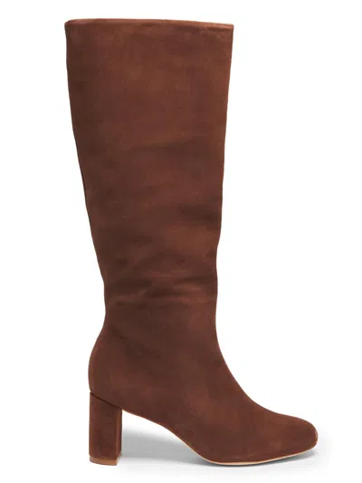 Cinq À Sept Women's Dani 70mm Suede Boots In Brown