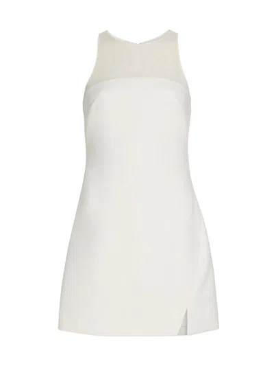 Cinq À Sept Elson Sleeveless Minidress In Neutral
