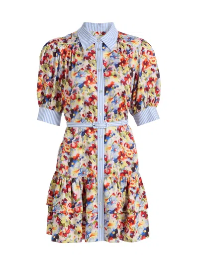Cinq À Sept Cinq A Sept Wildflower Bunch Emry Dress In Multi