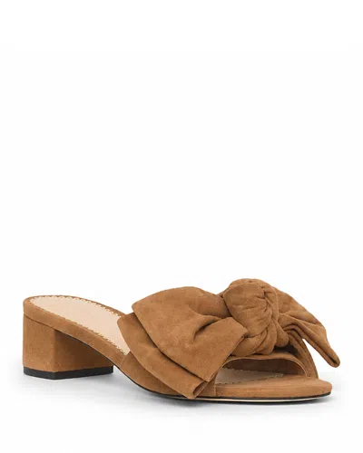 Cinq À Sept Cinq A Sept Women's Faith Suede Bow Slides In Brown