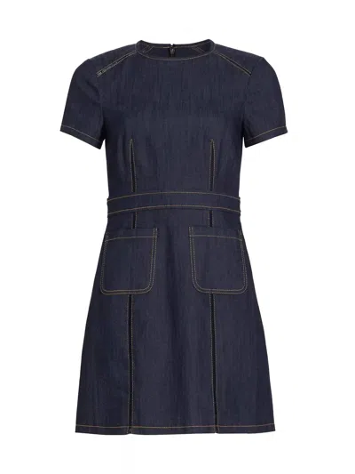 Cinq À Sept Women's Giana Dress In Indigo In Multi