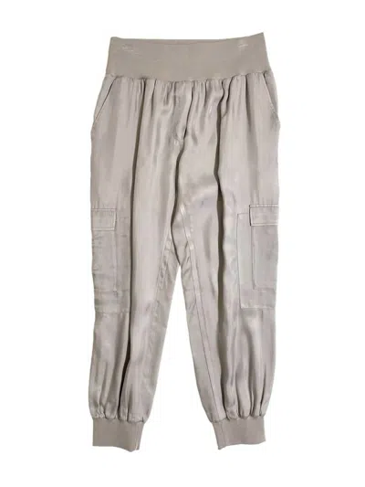 Cinq À Sept Women's Giles Cupro Jogger Pants In Gray In Grey