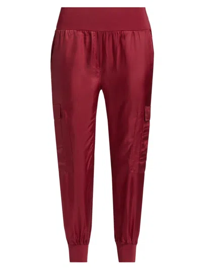 Cinq À Sept Women's Giles Twill Cargo Joggers In Brown