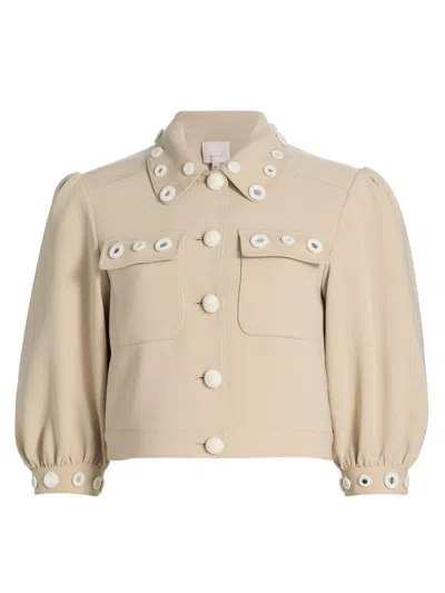 Cinq A Sept Crochet Mirrors Gilliana Jacket In Multi
