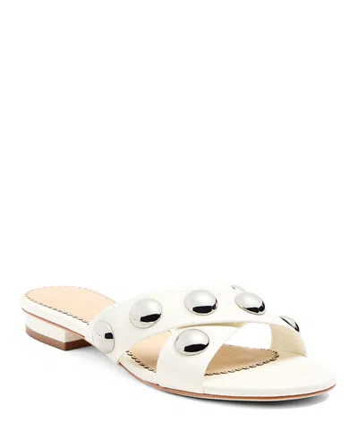 CINQ À SEPT CINQ A SEPT WOMEN'S GRACE EMBELLISHED SLIDE SANDALS