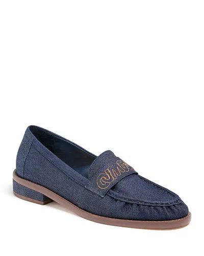Cinq À Sept Cinq A Sept Women's Gretta Denim Amour Flats In Blue