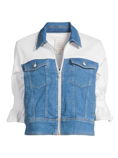 Cinq À Sept Women's Hana Stretch-cotton Denim Jacket