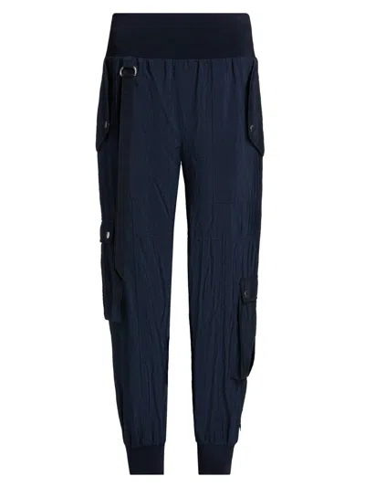 Cinq À Sept Women's Harmony Parachute Pants In Blue