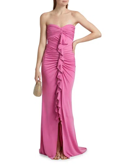 Cinq À Sept Women's Jennette Strapless Gown In Pink