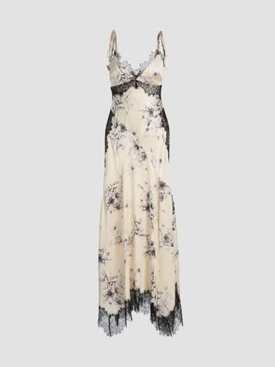 Cinq À Sept Women's Jett Hand-sketched Floral Maxi Dress In Neutral