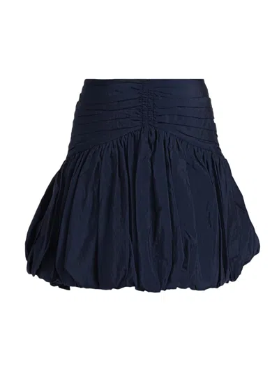 Cinq À Sept Kaldi Bubble Hem Miniskirt In Blue