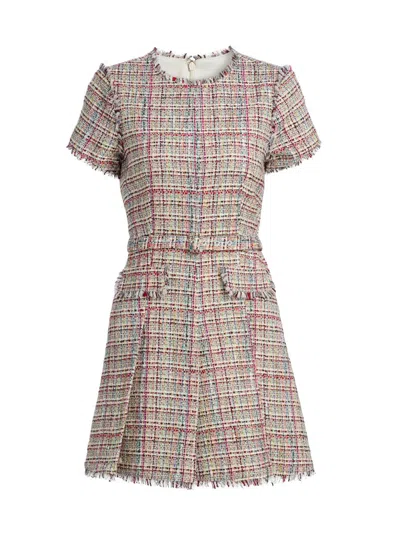 Cinq À Sept Cinq A Sept Wildflower Tweed Kelsey Dress In Multi