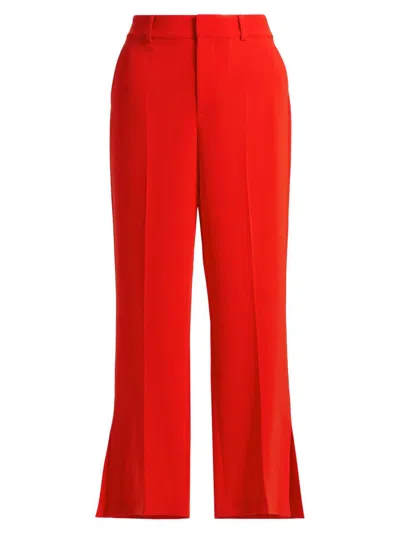 Cinq À Sept Women's Kerry Crop Pants In Red
