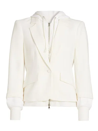 Cinq À Sept Women's Le Petit Khloe Zip-upblazer In White