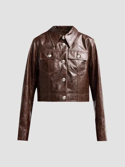 Cinq À Sept Women's Lexie Faux-leather Jacket In Brown