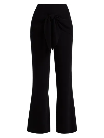 Cinq À Sept Women's Lilas High-rise Wide-leg Pants In Black