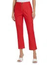 Cinq À Sept Cinq A Sept Loren Denim Ankle Pants In Deep Tangelo