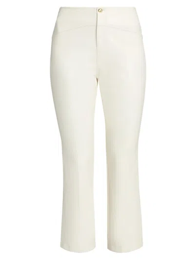 Cinq À Sept Cinq A Sept Faux Leather Quilted Loren Pants In White