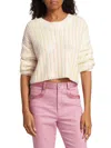 Cinq À Sept Women's Phoebe Sequin-embellished Cropped Sweater In Ivory