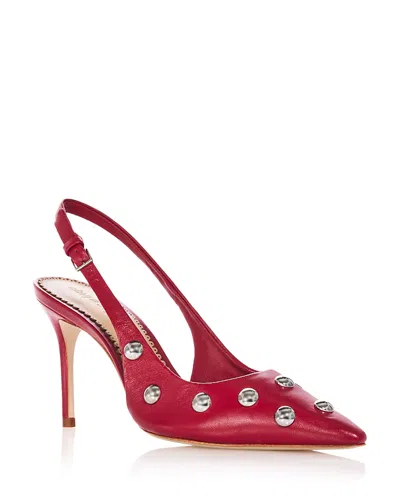 Cinq À Sept Cinq A Sept Women's Rhonda Embellished Pumps In Burgundy