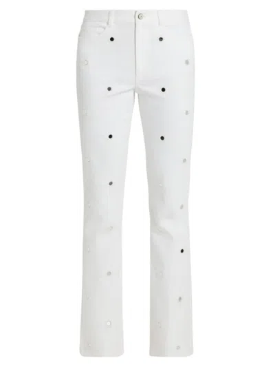 Cinq À Sept Women's Shailene Mirrored Jeans In White