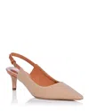 Cinq À Sept Cinq A Sept Women's Slyvie Denim Slingback Pumps In Sahara/sand