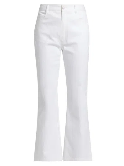 Cinq À Sept Women's Stevie High-rise Crop Jeans In White