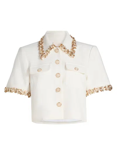 Cinq À Sept Cinq A Sept Sunflare Aanya Jacket In White