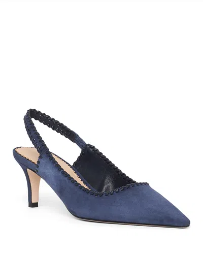 Cinq À Sept Cinq A Sept Women's Sylvie Suede Slingback Pumps In Blue