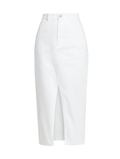 Cinq À Sept Women's Tana Denim Pencil Skirt In White