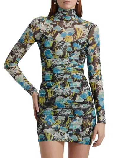 Cinq À Sept Women's Tossed Floral Harper Dress In Multi