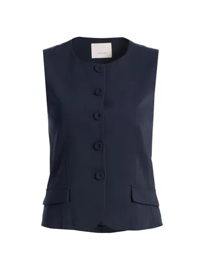 Cinq À Sept Women's Winora Tailored Vest In Blue
