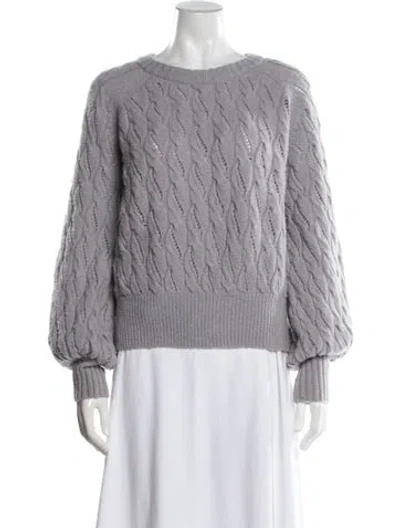 Pre-owned Cinq À Sept Wool Sweater In Purple