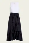 Cinq À Sept Zayla Dress In White Navy