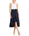 Cinq À Sept Zayla Dress In White Navy In White/navy