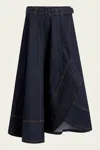 Cinq À Sept Zelda Denim Midi Skirt