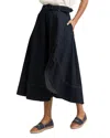 Cinq À Sept Zelda Denim Midi Skirt In Indigo