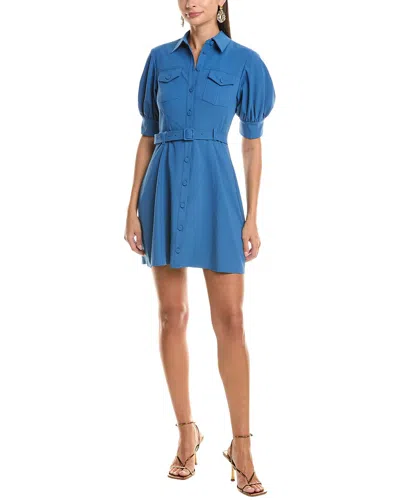 Cinq À Sept Zillah Shirtdress In Blue