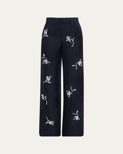 Cinq À Sept Zinon Falling Lillies Pants