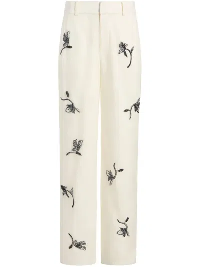 Cinq À Sept Zinon Trousers In White