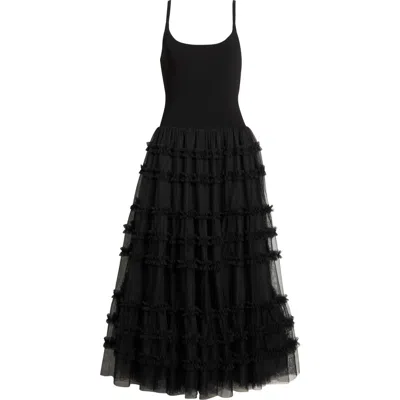 Cinq À Sept Zoella Midi Dress In Black