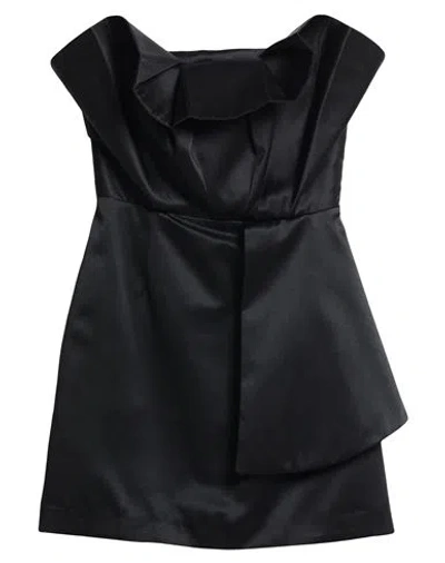 Cinqrue Woman Short Dress Black Size S Polyester