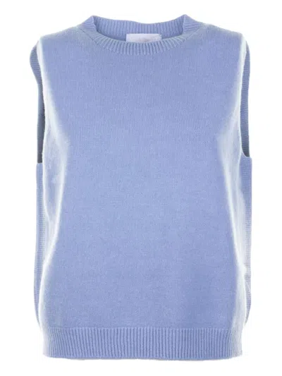 Cinque Crew-neck Vest In Blue